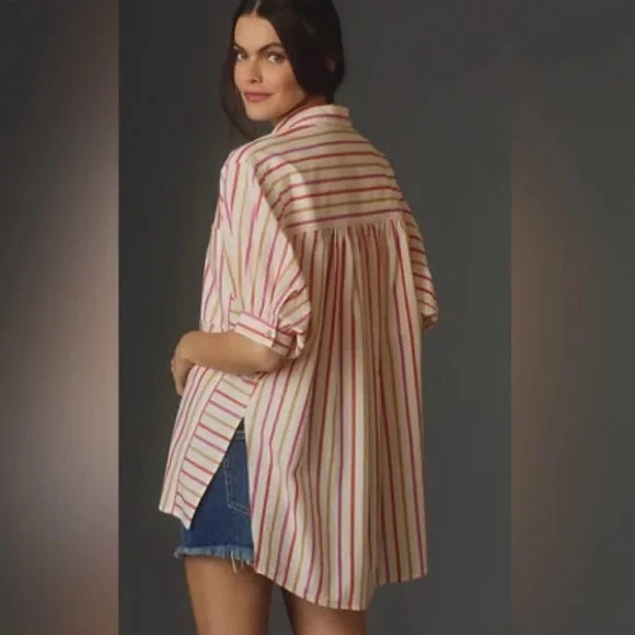 Pilcro Painter Buttondown Shirt - 2X - Picture 3 of 10